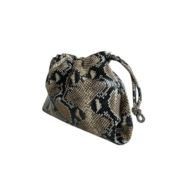 NWT COS Mini Cavatelli Leather Clutch Crossbody Bag - Snake - Picture 7 of 7